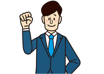 ビジネス, サラリーマン, 応援, ガッツ, ガッツポーズ, 信頼, 頼もしい, お知らせ, 案内, 説明, プレゼン, 会社, 社員, 仕事, 職業, 社会, スーツ, 会社員, ビジネスマン, 営業マン, 営業, 働く, パパ, イラスト, おすすめ, 笑顔, 提案, 男性, オフィス, 新入社員, 社会人, manga, 人, 笑う, キャラクター, 手, 男の子, マネージャー, 男