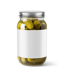 Wholes Pickles Glass Jar without label