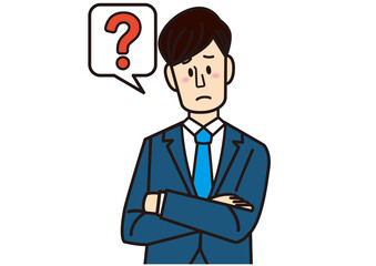 ビジネス, サラリーマン, 考える, 悩み, 疑問, 困る, トラブル, 心配, 落ち込む, 失敗, ハテナ, 仕事, 会社, 職業, 社会, 悩む, スーツ, 会社員, ビジネスマン, 営業マン, 営業, 働く, パパ, イラスト, 男性, オフィス, 新入社員, 社員, 社会人, manga, 人々, 人, キャラクター, かんがえる, マネージャー, 男, 成功, チーム