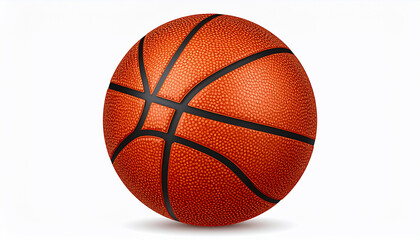 Basketball Isolated on White