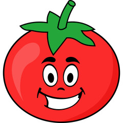 Cute Cartoon Tomato Character
