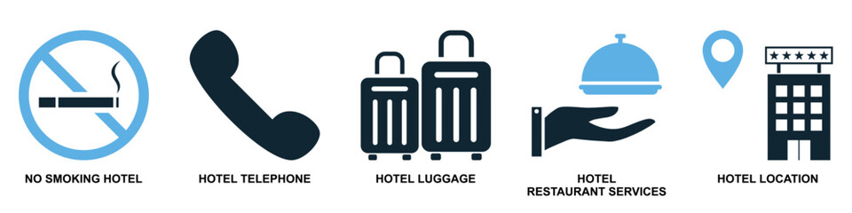 Set travel icon vector. Ideal for tourism, trip planning, and vacation themes. This graphic set is perfect for representing various travel elements for apps, websites, or brochures.	
