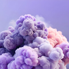 Obraz premium soft abstract smoke texture fading purples and pinks