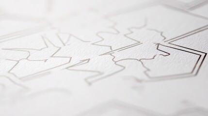 flowchart. Clean flowchart symbols on a light grey background representing modern business optimization. pitch deck slides.