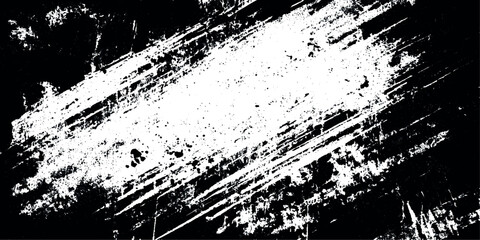 Grunge urban texture white and black vector distressed overlay background.