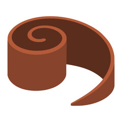 chocolate butter spread food flat color vector illustration template design