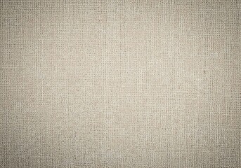 Fototapeta premium Natural organic linen or burlap textile surface with fine weave detail, photographed with a soft focus background