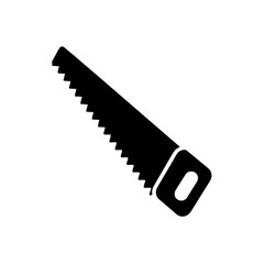 saw isolated on white background