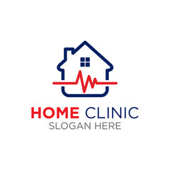 Home care clinic logo, Medical Home Logo