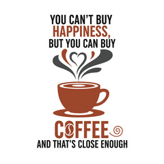 Coffee cup with inspirational text steam heart