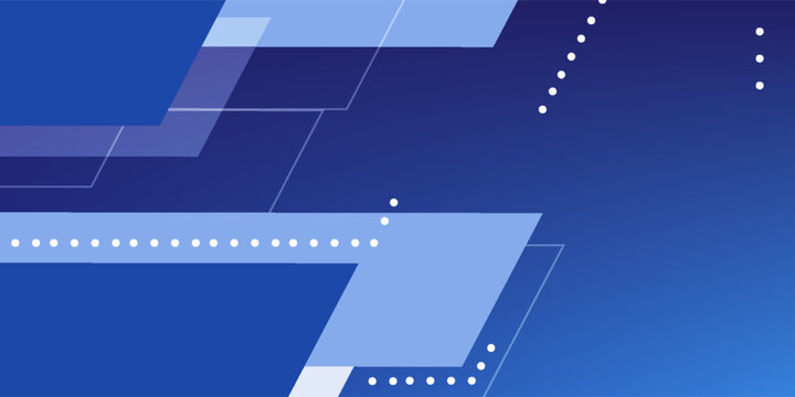 Premium background design with dark blue geoemtric pattern. Vector horizontal template for digital lux business banner, formal invitation, luxury voucher, prestigious gift certificate - Powered by Adobe