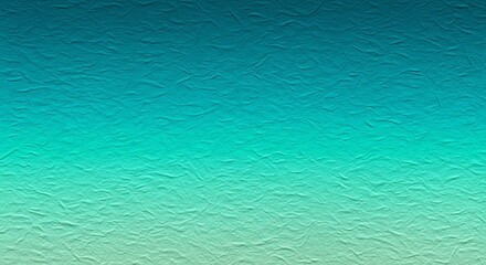 Textured gradient transitions smoothly from deep teal to light aquamarine, evoking calm ocean vibes.