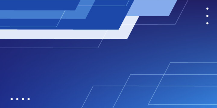 Premium background design with dark blue geoemtric pattern. Vector horizontal template for digital lux business banner, formal invitation, luxury voucher, prestigious gift certificate