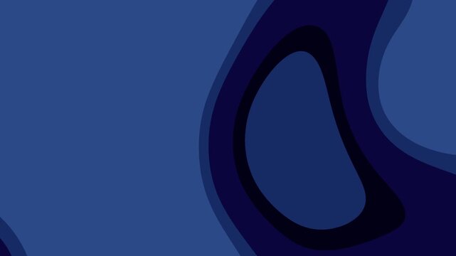 Blue abstract pattern with layered shapes and dark outlines. Suitable for background designs, digital art projects, and website graphics.