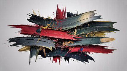 grunge brush strokes,