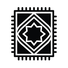 Obraz premium Arab Motif Rug Pattern Vector Art