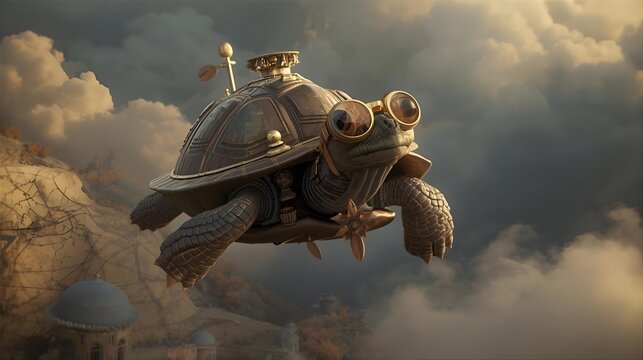 Turtle in the sky