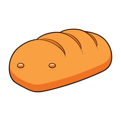 A freshly baked loaf of bread, golden-brown crust, soft and fluffy inside, releasing a warm, comforting aroma that invites you to slice and enjoy.
