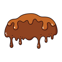 Rich, velvety melted chocolate flows smoothly, glossy and warm, ready to drizzle, dip, or swirl into desserts, tempting every chocolate lover’s craving.
