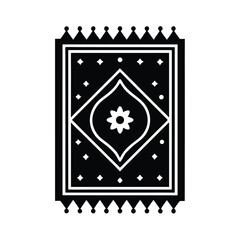 Arab Tapestry Rug Vector Illustration