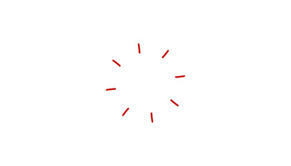 Red Abstract Geometric Lines PNG Transparent Modern Design Element