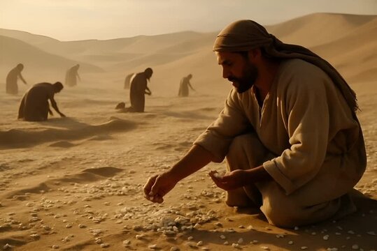 A Desert Sky Rains Bread: The Morning God Fed a Million Souls with Manna