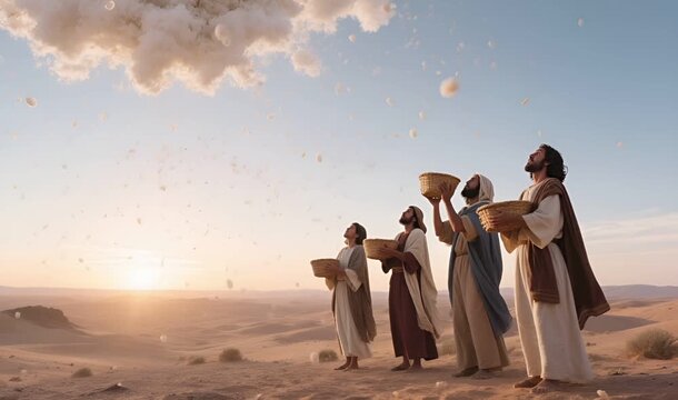 A Desert Sky Rains Bread: The Morning God Fed a Million Souls with Manna