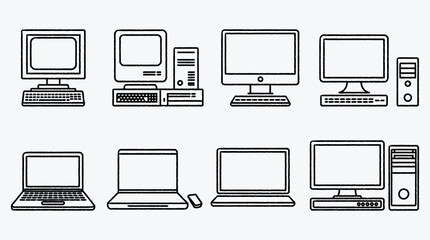 Evolution of Computer Technology A Visual Representation of Technological Advancement