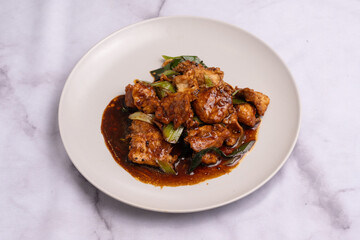 Poulet au poivre noir