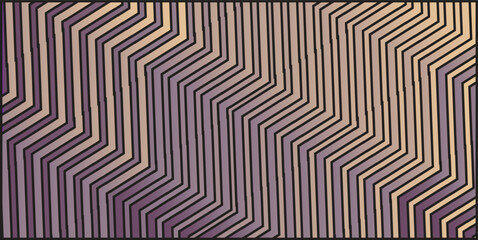 Abstract Geometric Pattern in Gradient Hues