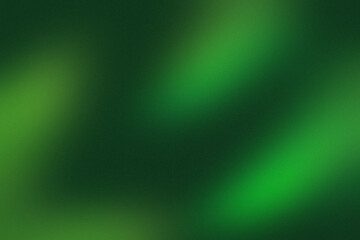 Abstract background green gradient with blur effect and fine grain Slightly noise texture.