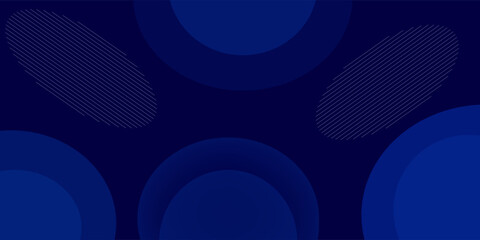 Abstract blue geometric background. Dynamic shapes composition. Eps10 vector