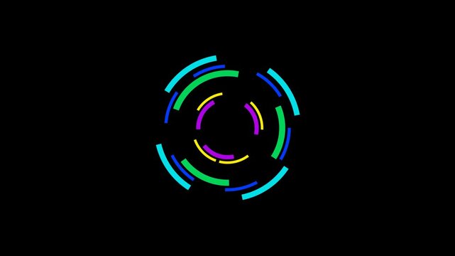 Loading circle. Loading Animation Icon on transparent background. Download progress. Preload animation. Animation