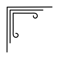 Handdrawn Corner Border