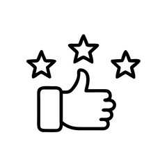 Customer Satisfaction Rating Concept