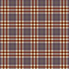 Seamless green and brown plaid pattern, a classic tartan fabric texture ideal for a textile design or wallpaper illustration