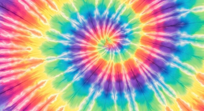 Psychedelic Whirlwind: A Spiraling Spectrum of Colorful Vibrance