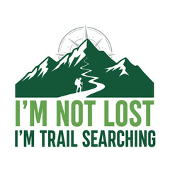 Mountain hiker compass adventure quote hiking mountains