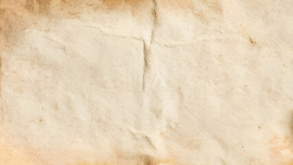 Brown recycled craft paper texture as background. Old vintage page. Pattern rough art creased grunge letter. Hardboard with copy space for text.
