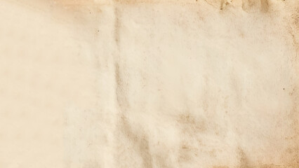 Brown recycled craft paper texture as background. Old vintage page. Pattern rough art creased grunge letter. Hardboard with copy space for text.