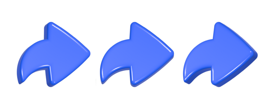 3d rendering design of  share ikon symbol in blue color - Powered by Adobe