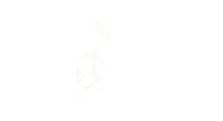 smoke on white background