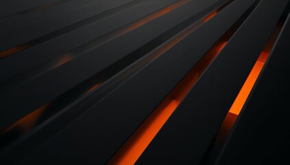 Angular Intersections. A Study in Black and Orange, Volumetric Shadows, and Linear Forms.