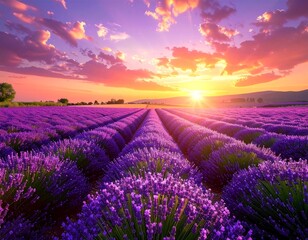 Obraz premium Lavender Dusk