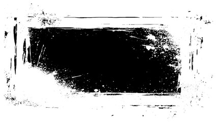 Brush strokes of text boxes. Vector grunge shape copy space for text. 