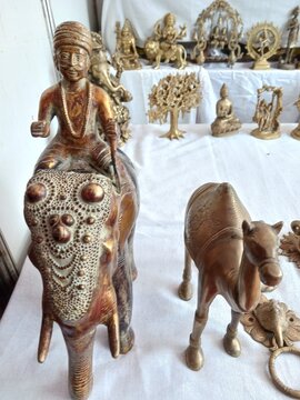 Indian elephant showpiece.