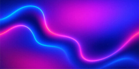 Abstract flowing purple and blue light waves pattern texture design