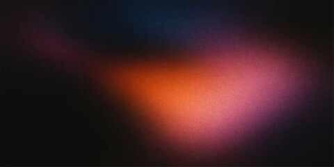 Abstract background with colorful glowing light motion and blue orange gradient wave pattern