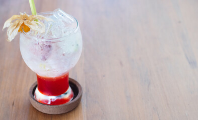 A Refreshing Summer Mocktail with a Unique Garnish