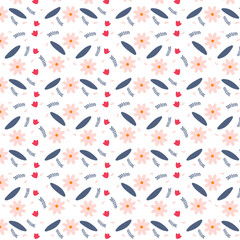 botanical seamless pattern for wrapping paper or textile or wall paper